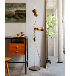 Lampe mid-century aux têtes pivotantes Suzanne N°639- Produit chiné Debongout