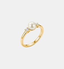 Bague perle avec zirconia Thomas Sabo