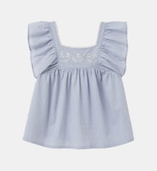 Blouse  en plumetis brodé Cyrillus