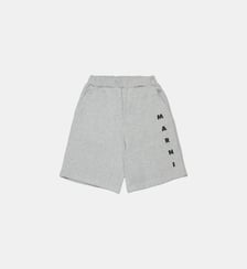 Short en molleton avec logo Marni