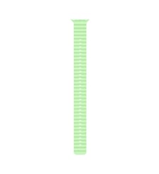 Bracelet Extension 49 mm Océan vert fluo  - noir Apple