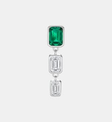 Boucle d'oreille Aurora Argent Nebuleuse Bijoux