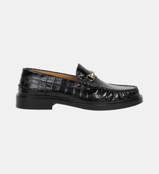 Mocassins Andrey Cuir Embossé Croco Bobbies