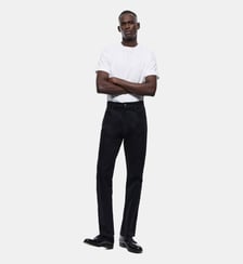 Pantalon droit en twill de coton Fursac