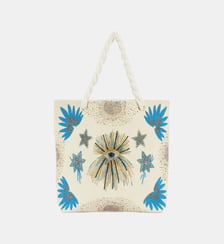 Sac cabas avec broderies et perles JULIUS Wild