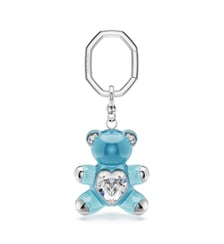 Porte-clés Teddy, Ours, Métal rhodié Swarovski