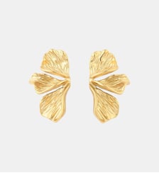 Boucles d'oreilles demi-feuilles acier inoxydable Balaboosté