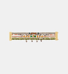 Bracelet manchette multiliens avec perles et pampilles ALOF Hipanema