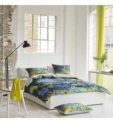 Housse de couette imprimée en percale de coton, BROCART DECORATIF Designers Guild