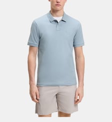 Polo modèle Passenger slim stretch patch logo BOSS