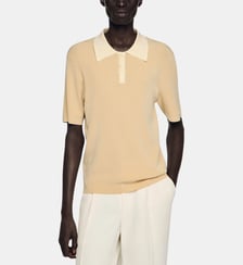 Polo bicolore Sandro