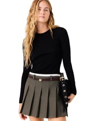 Pull col rond seconde peau Maje