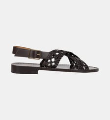Sandales Plates Zita Cuir d Agneau Bobbies