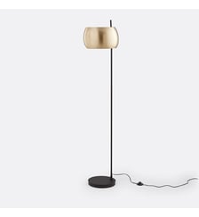 Lampadaire métal fer noir et laiton La Redoute Interieurs