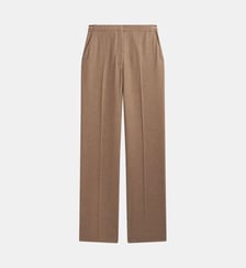 Pantalon de tailleur dos élastiqué en flanelle - MUNA Gerard Darel