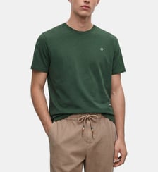 T-shirt col rond Théo en coton Serge Blanco