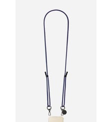 Cordon de téléphone Naé coton tressé bleu marine La Coque Française
