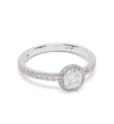 Solitaire Absolu.e Couronne 0.5 carat pavé Loyal.e Paris