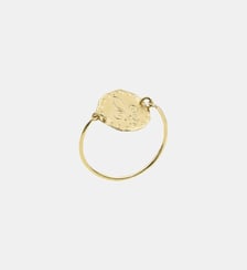 Bague Lutèce motif Lys plaqué or Ines de la Fressange Paris