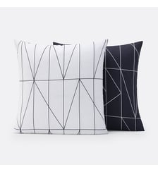 Taie d'oreiller coton, Shapes So'Home