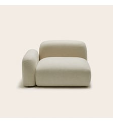 chauffeuse modulable accoudoir bas g  En fibre de polyester recyclé Madura