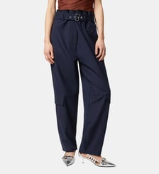 Pantalon cargo avec ceinture assortie Pinko