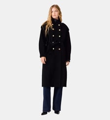 Manteau long double face Maje