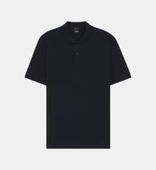 Polo Pallas en coton piqué avec logo brodé BOSS