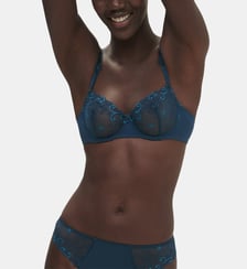 Soutien-gorge corbeille - Bleu Prestige Simone Pérèle