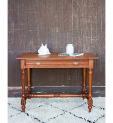 Petit bureau ancien à tiroir Edouard N°1121 - Produit chiné Debongout