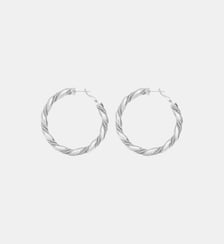 Boucles d'oreilles maxi créoles   - Tess Satellite