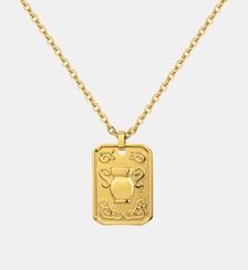 Collier Zodiaque Verseau Doré en Acier 316L Phebus