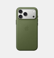 Coque iPhone 17 Pro Max MagSafe tissage Vert Apple