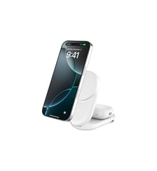 Station de charge 2 en 1 blanc Belkin