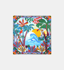 Foulard medium à motifs HAWAI Wild