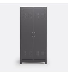 Armoire 2 portes en métal acier La Redoute Interieurs