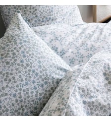 Taie d'oreiller en percale de coton, AQUARELLE Blanc Cerise