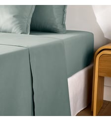 Drap plat uni en percale de coton, 80 fils La Redoute Interieurs