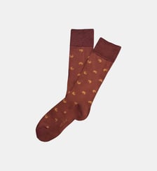 Chaussettes en coton - Croissant Bordeaux Arthur