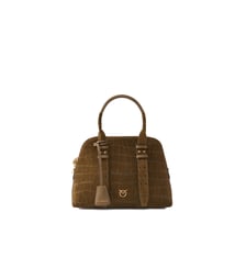 Petit sac à main escape bag en cuir embossé crocodile Pinko