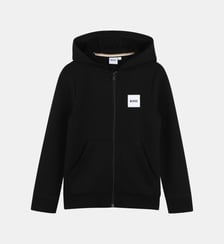 Sweat zippé à capuche BOSS Kidswear