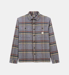Chemise Clovis à carreaux en coton Serge Blanco