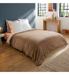 Couverture Polaire Extra Douce Coloris Taupe Dodo