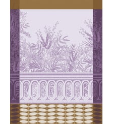 Torchon Riviera Mimosa Le Jacquard Francais