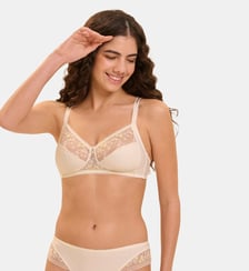 Soutien-gorge sans-armatures structuré - Naturel Simone Pérèle