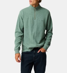 Sweatshirt droit en coton à col zip Alton Ave Rodd & Gunn