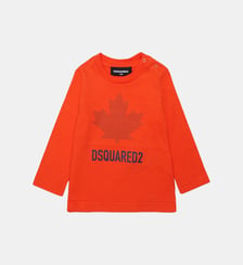 T-shirt à manches longues avec logo Dsquared2