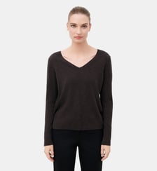 Pull mvickie 100% cachemire - Motif uni Caroll