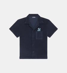 Chemise en éponge Tortue brodée Vilebrequin