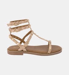 Sandales à brides en cuir CORALIE Les Tropeziennes par M. Belarbi